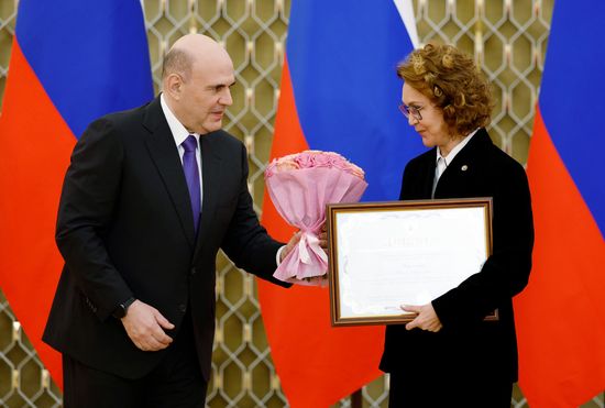 Russia Mishustin Science Technology Government Awards