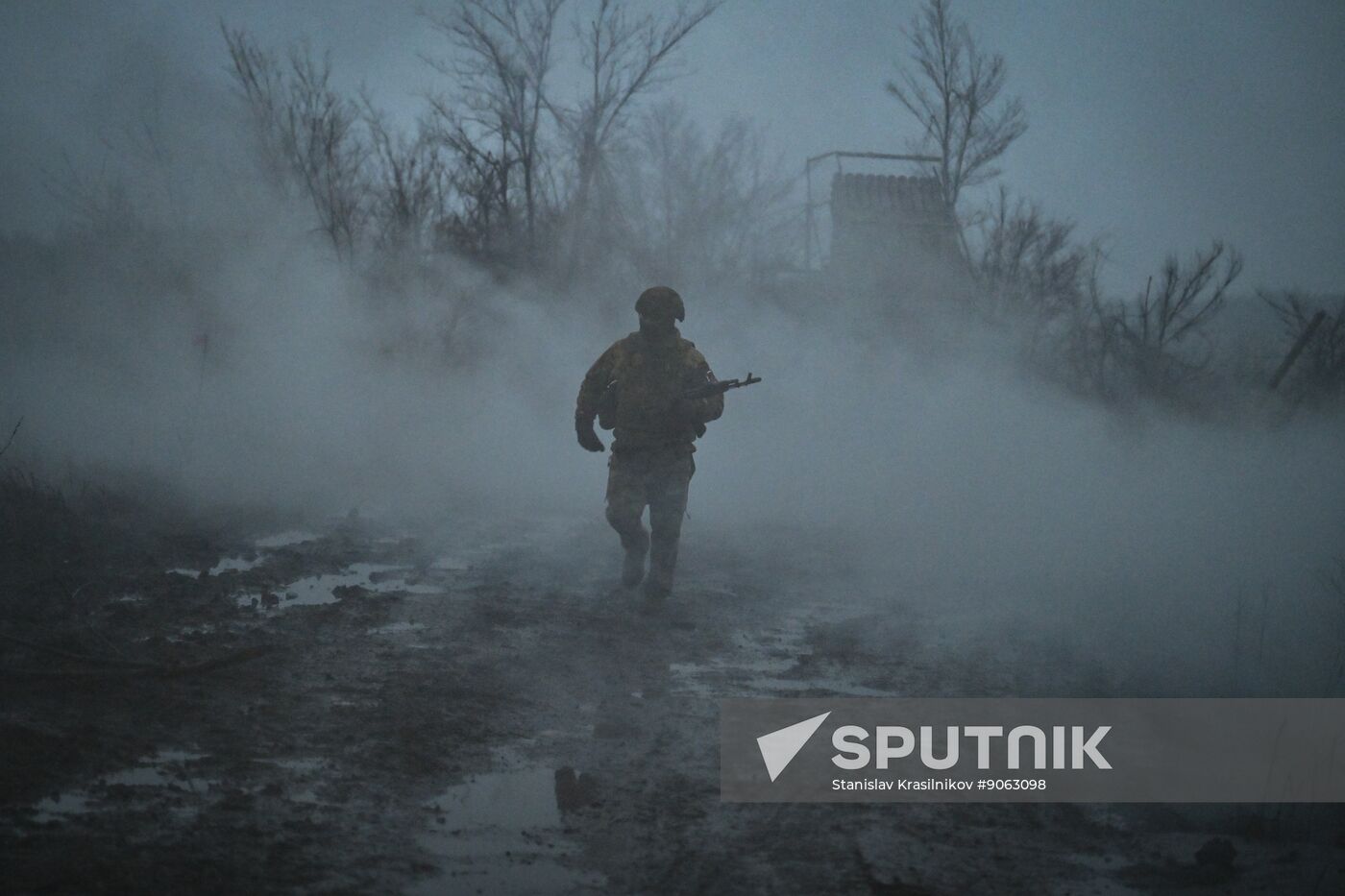 Russia Ukraine Military Operation Artillery Unit