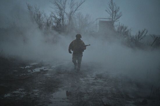Russia Ukraine Military Operation Artillery Unit
