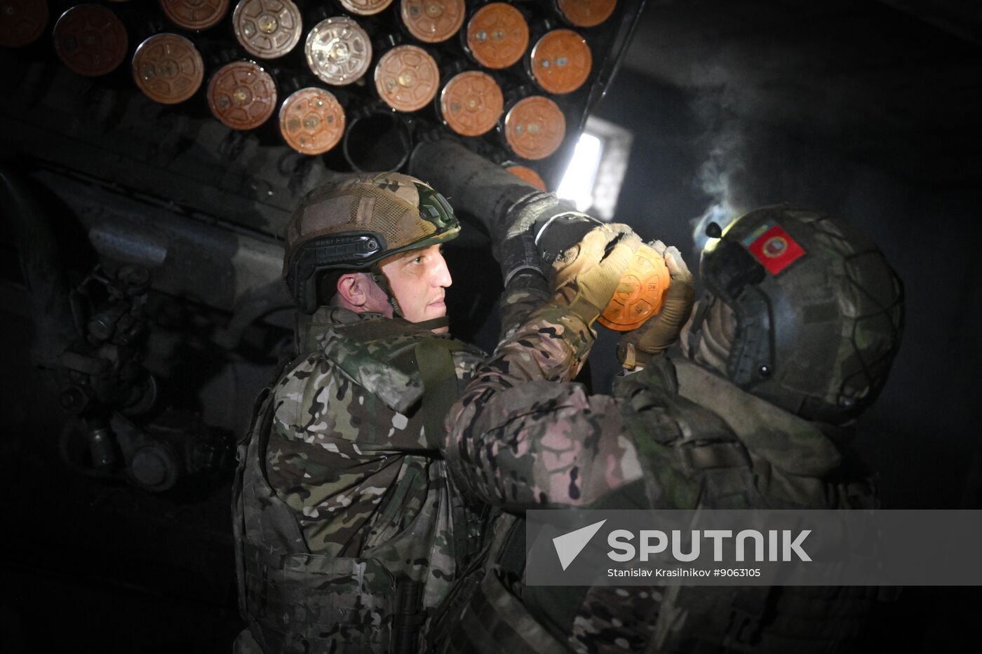 Russia Ukraine Military Operation Artillery Unit