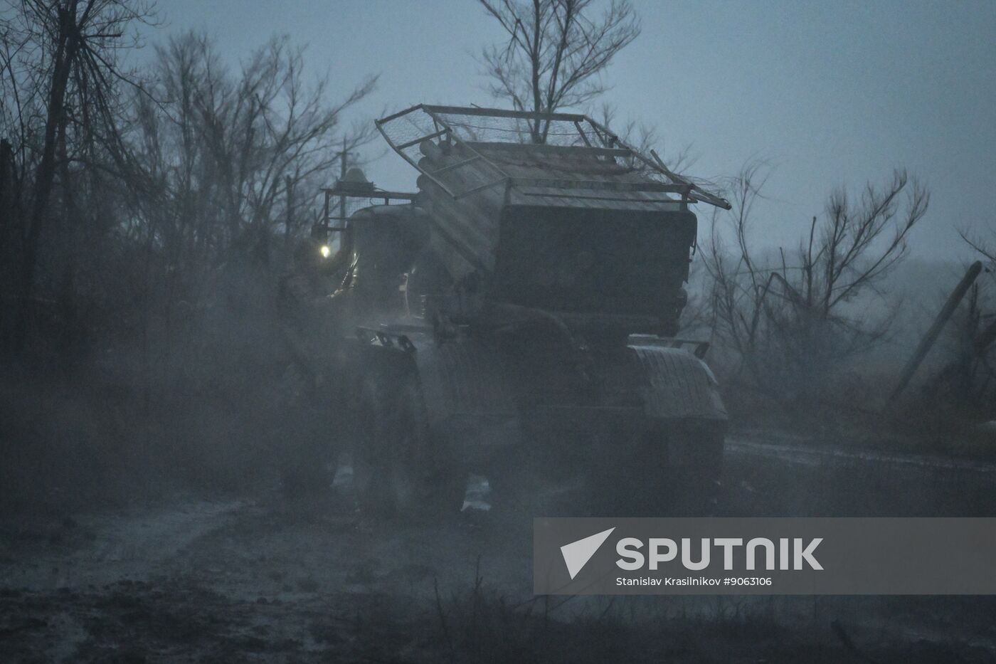 Russia Ukraine Military Operation Artillery Unit