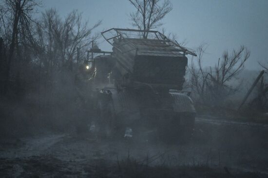 Russia Ukraine Military Operation Artillery Unit
