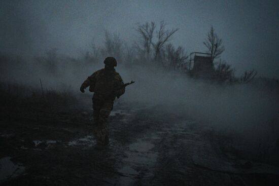 Russia Ukraine Military Operation Artillery Unit