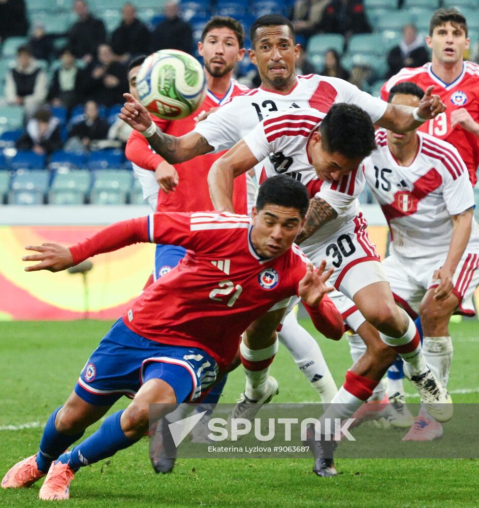 Russia Soccer Friendly Chile - Peru