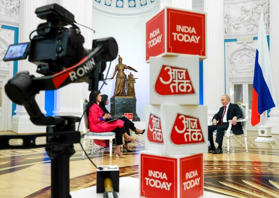 Russia India Putin Interview