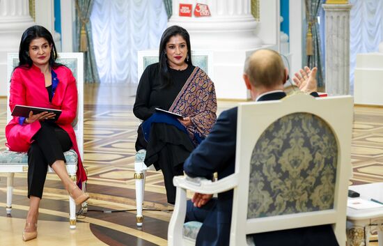 Russia India Putin Interview
