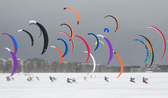 Russia Snowkiting