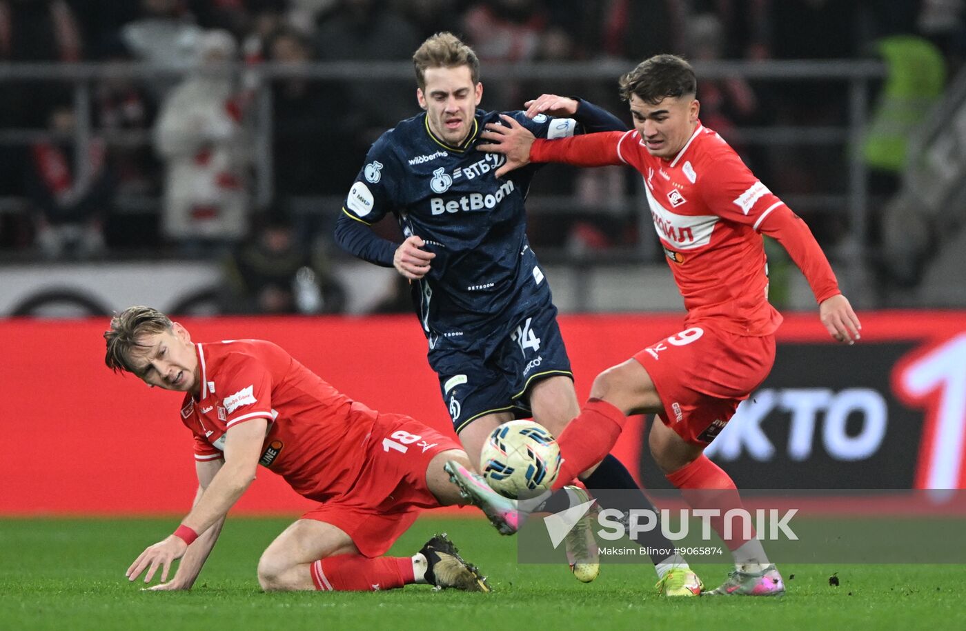 Russia Soccer Premier-League Spartak - Dynamo