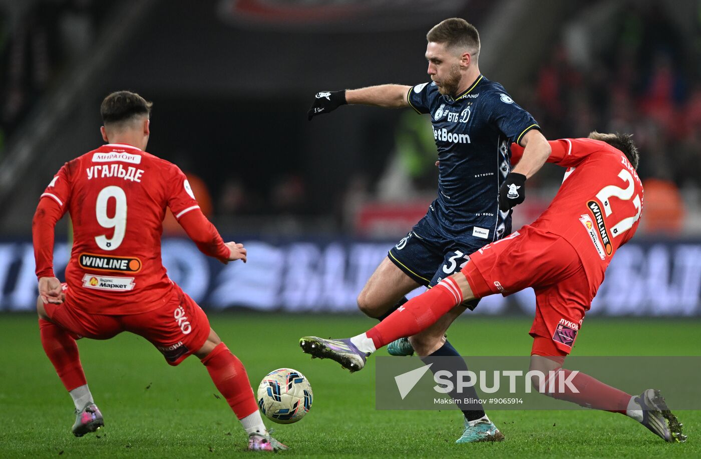 Russia Soccer Premier-League Spartak - Dynamo