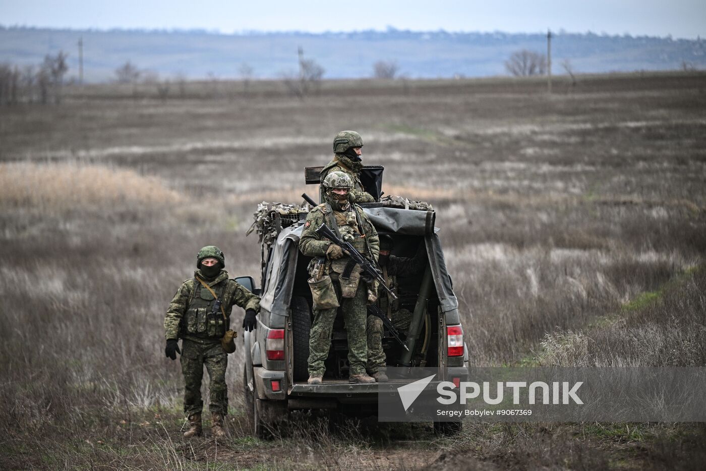 Russia Ukraine Military Operation Motor Rifle Unit
