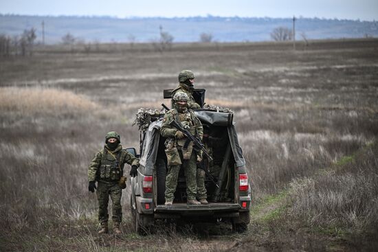 Russia Ukraine Military Operation Motor Rifle Unit