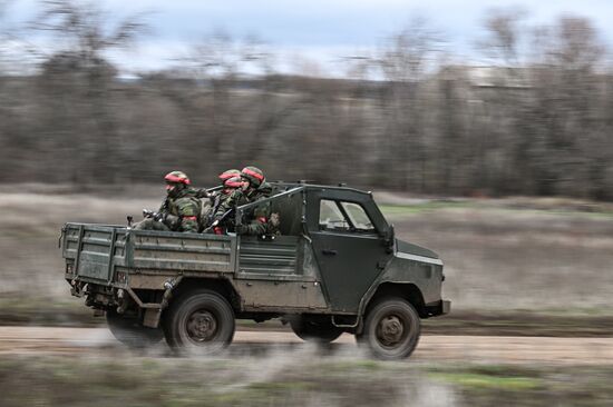 Russia Ukraine Military Operation Motor Rifle Unit