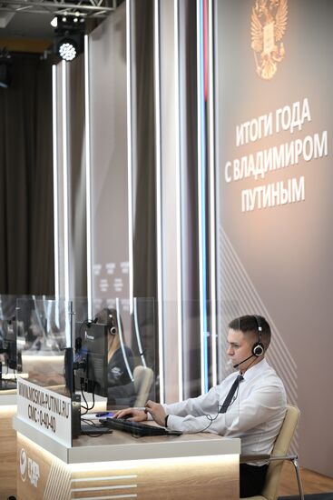 Russia Putin Press Conference Preparations