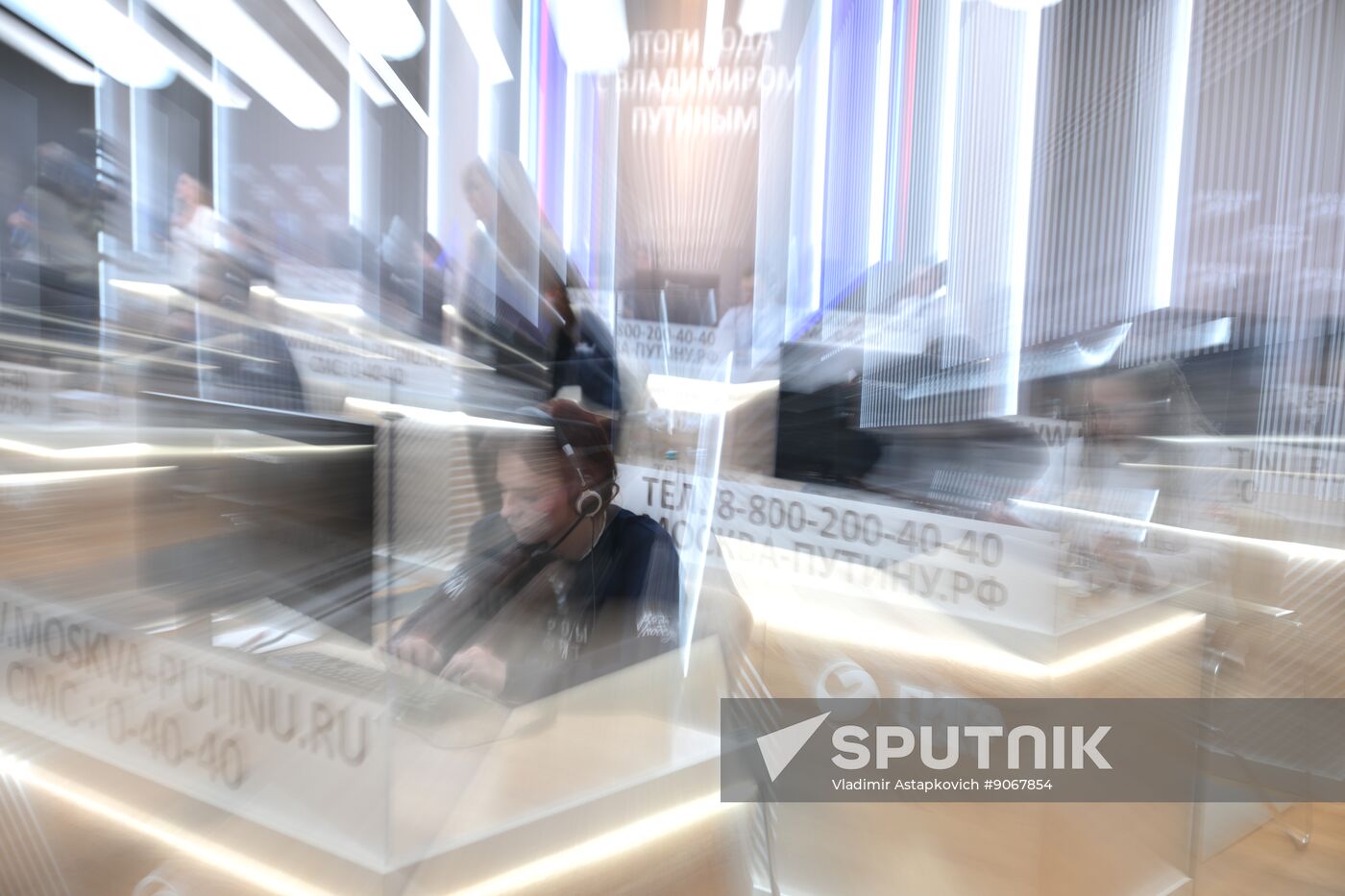 Russia Putin Press Conference Preparations