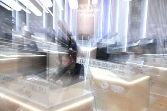 Russia Putin Press Conference Preparations