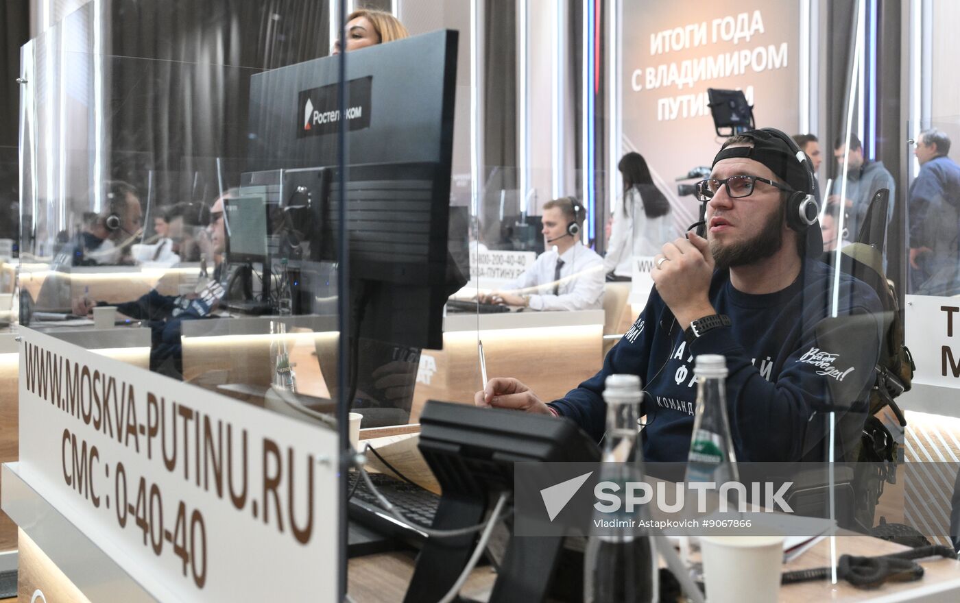 Russia Putin Press Conference Preparations