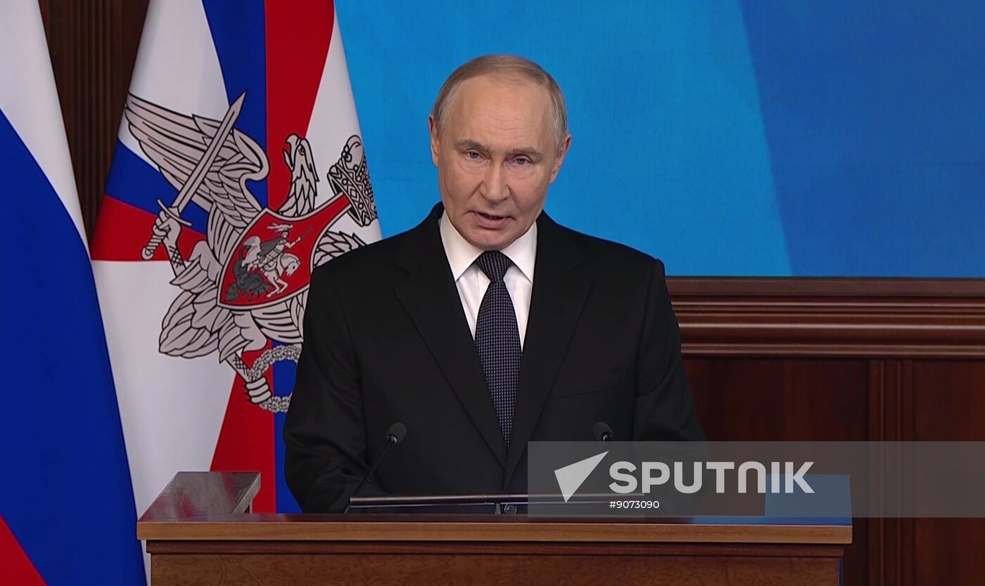 Russia Putin Defence Ministry Board