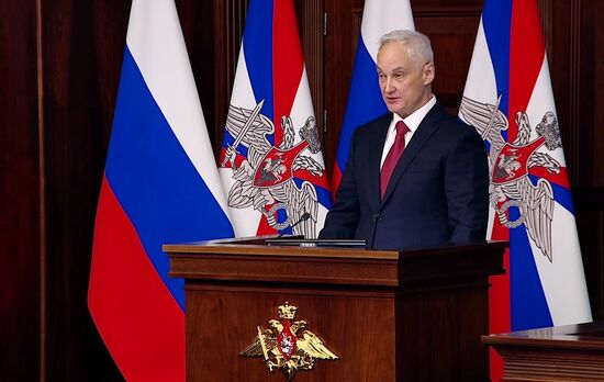 Russia Putin Defence Ministry Board