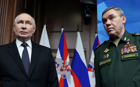 Russia Putin Defence Ministry Board