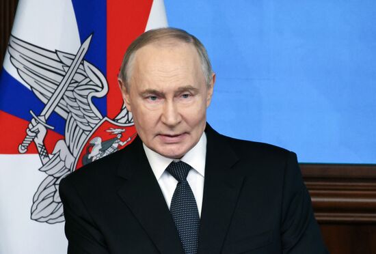 Russia Putin Defence Ministry Board