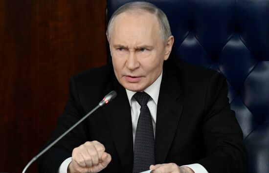 Russia Putin Defence Ministry Board