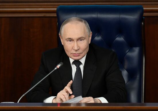 Russia Putin Defence Ministry Board