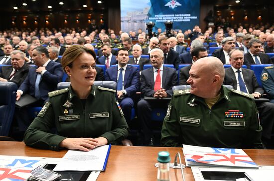 Russia Putin Defence Ministry Board