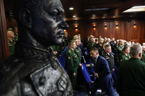 Russia Putin Defence Ministry Board