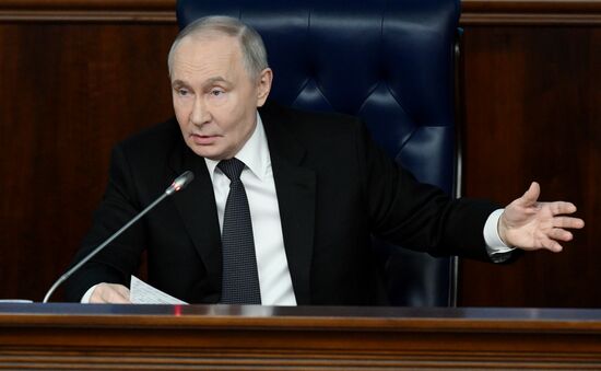 Russia Putin Defence Ministry Board