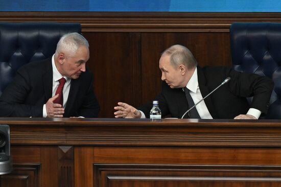 Russia Putin Defence Ministry Board