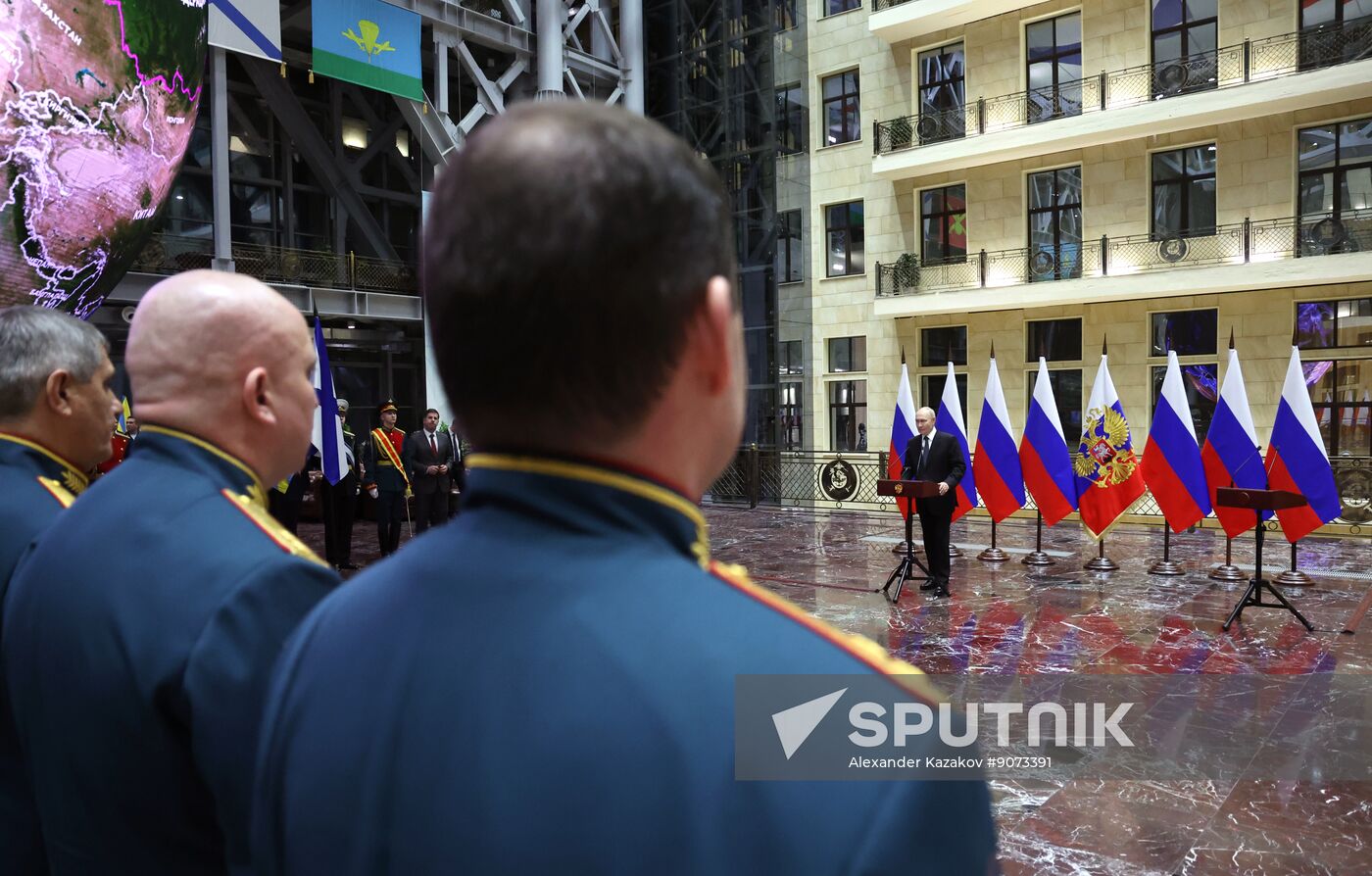 Russia Putin Defence Ministry Board