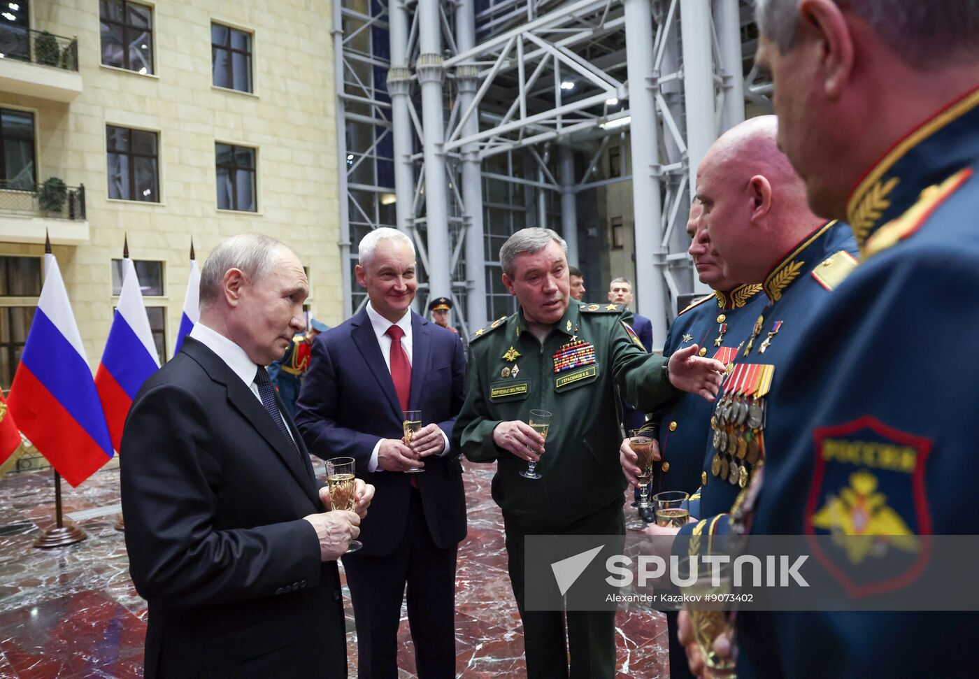 Russia Putin Defence Ministry Board