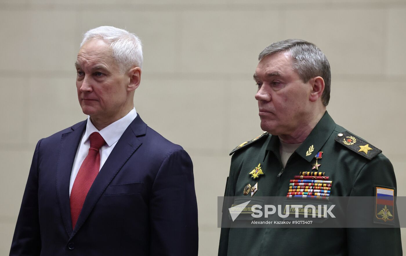 Russia Putin Defence Ministry Board