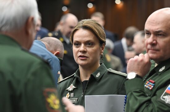 Russia Putin Defence Ministry Board