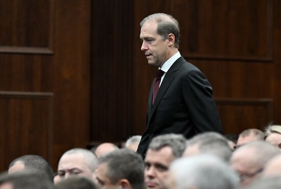 Russia Putin Defence Ministry Board