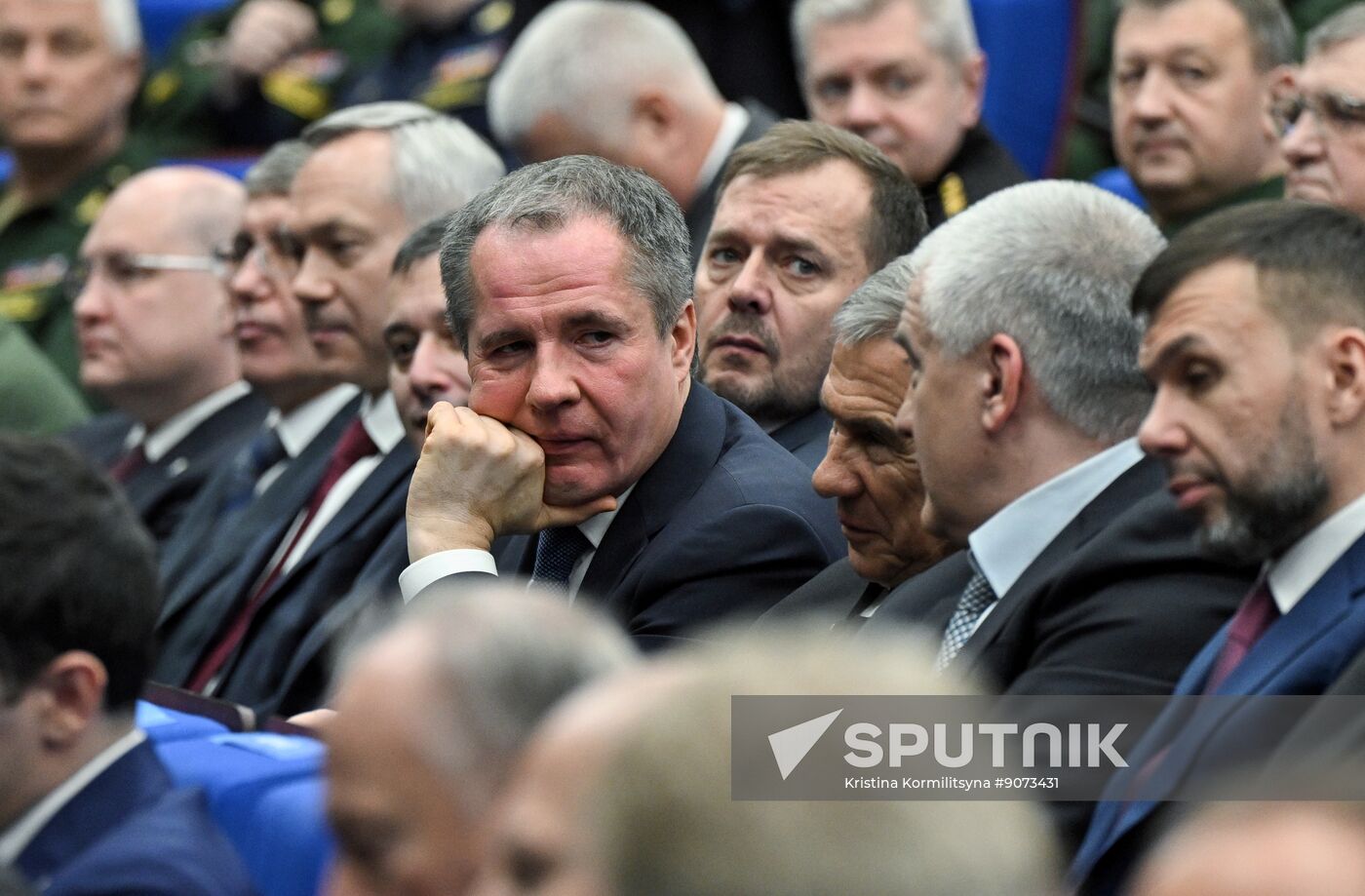 Russia Putin Defence Ministry Board