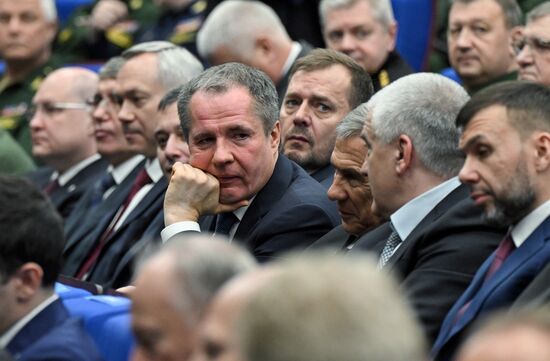 Russia Putin Defence Ministry Board