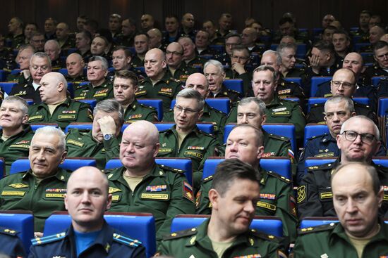 Russia Putin Defence Ministry Board