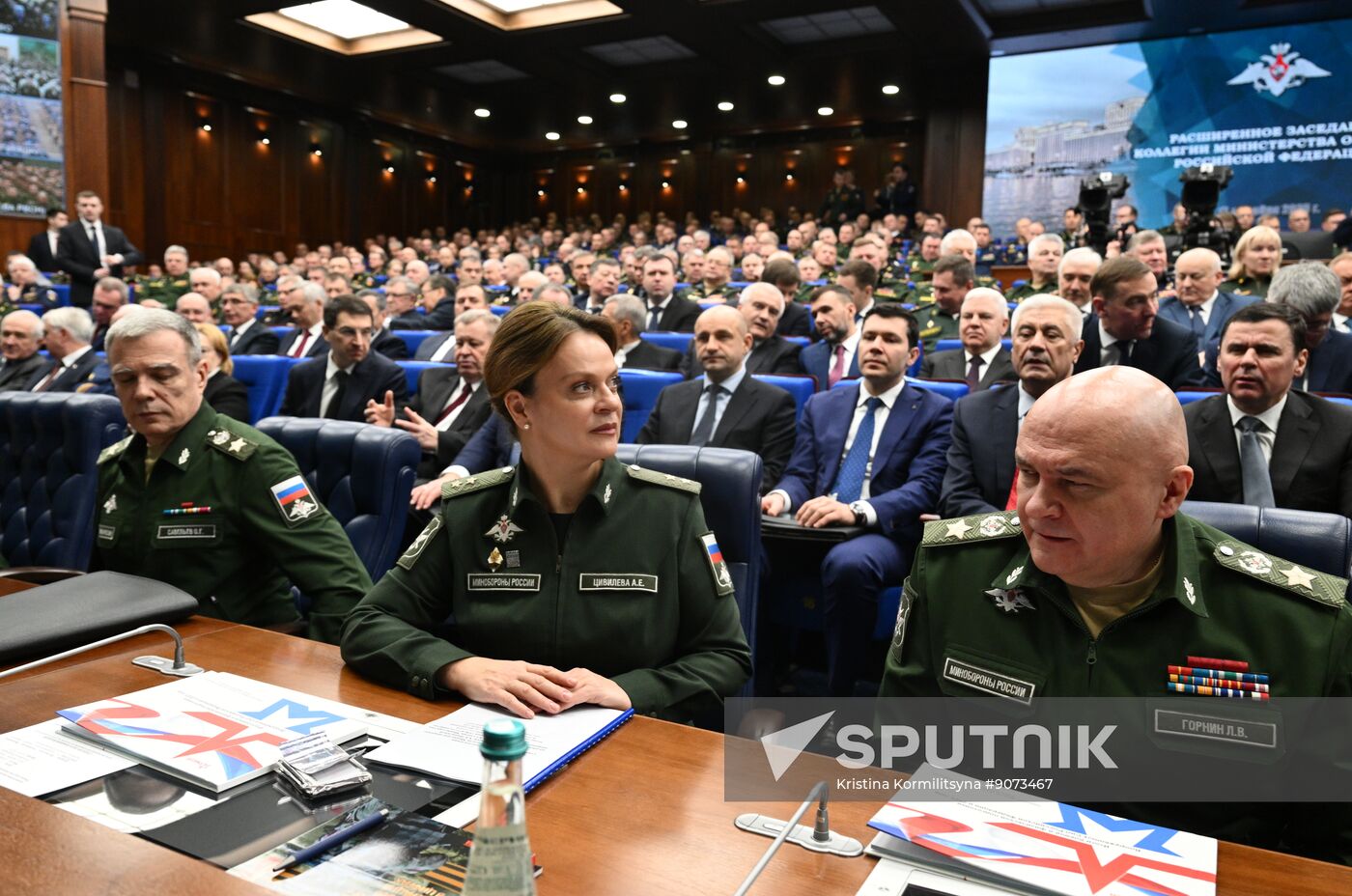 Russia Putin Defence Ministry Board