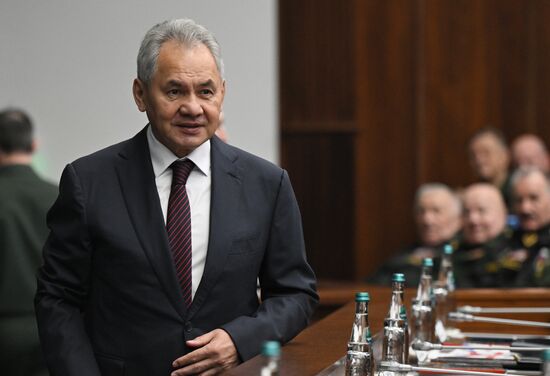 Russia Putin Defence Ministry Board