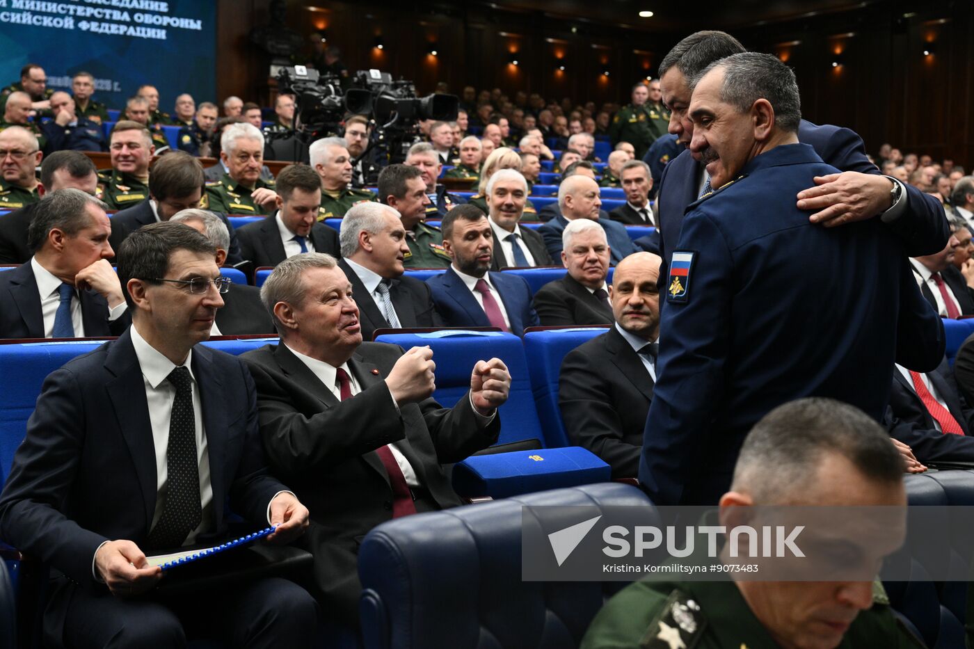 Russia Putin Defence Ministry Board