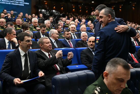 Russia Putin Defence Ministry Board