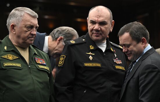 Russia Putin Defence Ministry Board