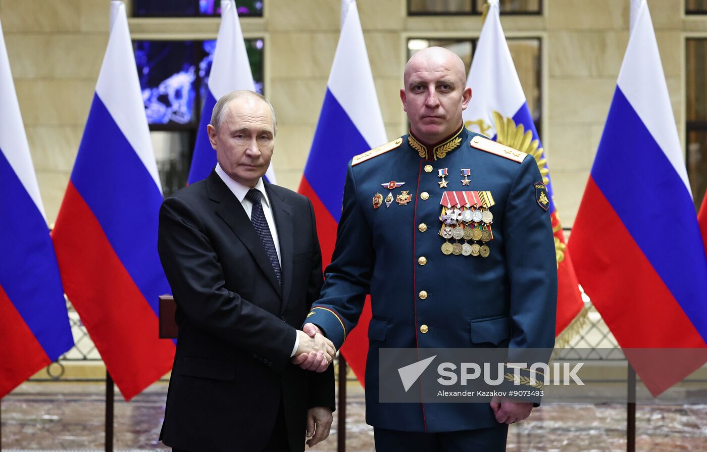 Russia Putin Defence Ministry Board