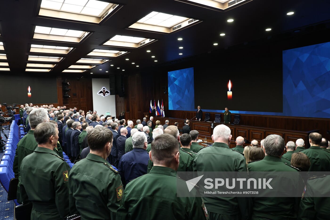 Russia Putin Defence Ministry Board