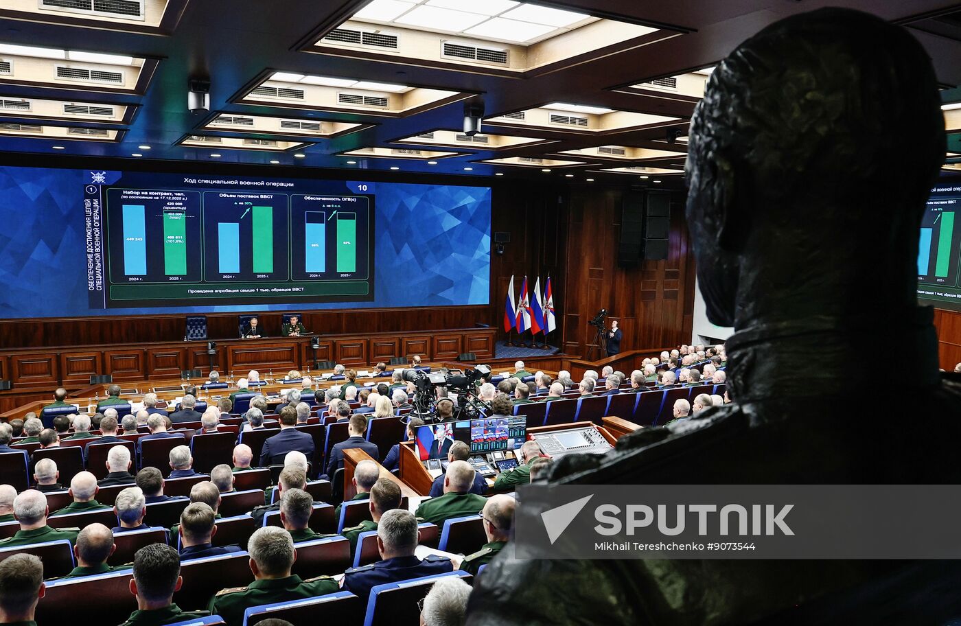 Russia Putin Defence Ministry Board