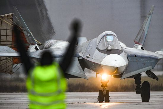 Russia Su-57 Fighter Jet Tests