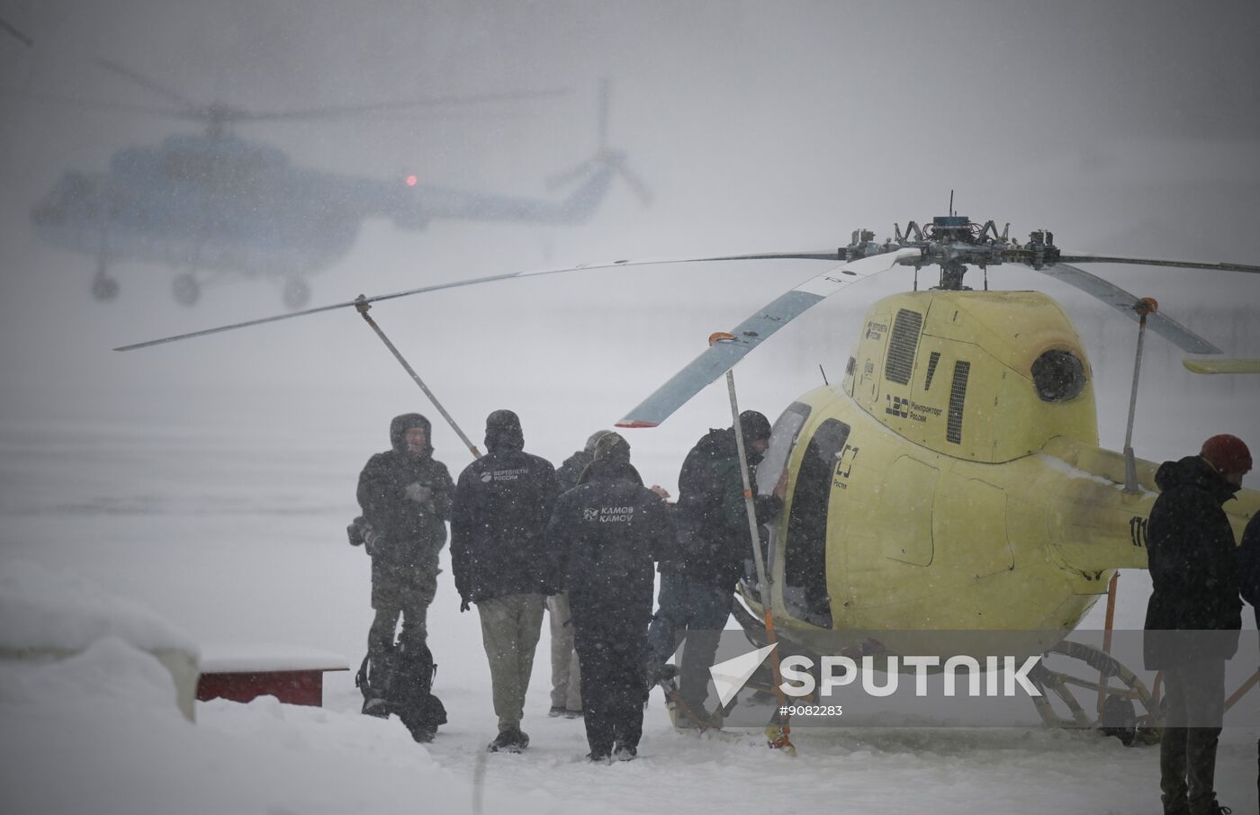 Russia New Mi-34M1 Helicopter Tests