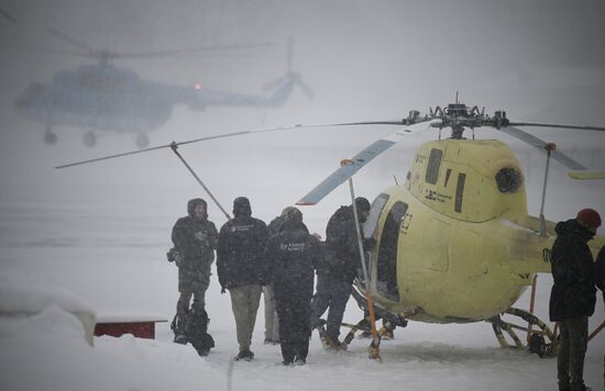 Russia New Mi-34M1 Helicopter Tests
