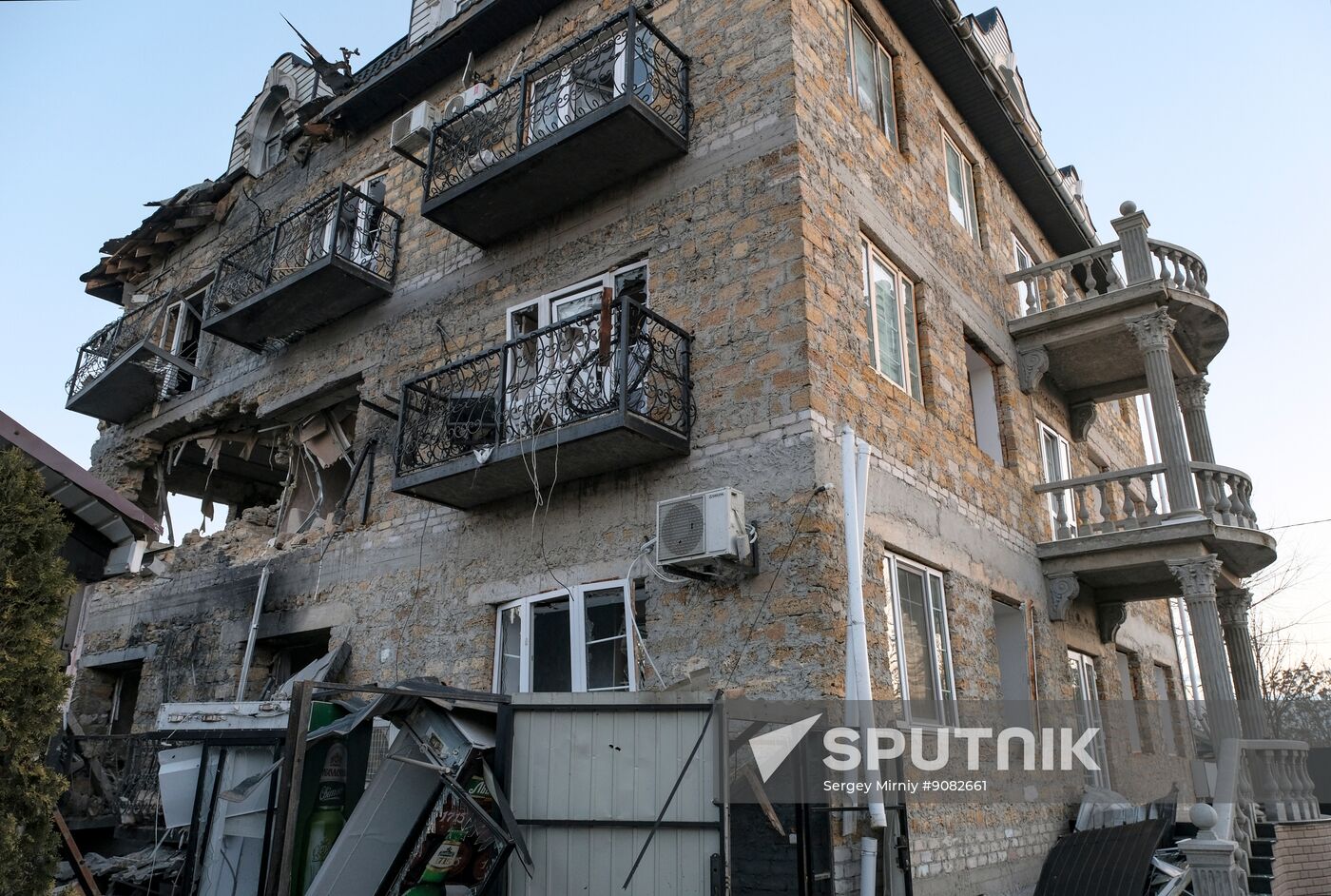 Russia Kherson Region Drone Attack